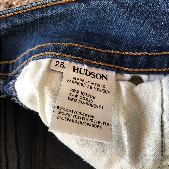 Size 26 Hudson mid rise signature bootcut jeans - Picture 6 of 6